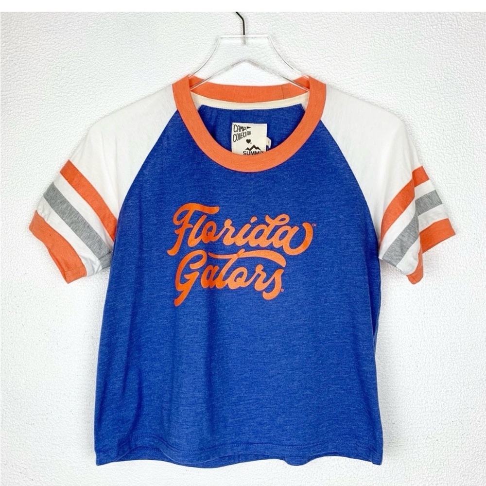 Camp Collection – Florida Gators Retro Ringer Tee 🐊💙🧡 - Picture 1 of 9